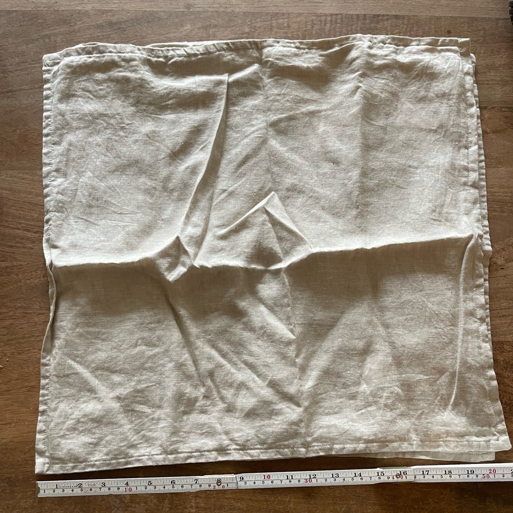 West Elm European Flax Linen pillow covers (2)